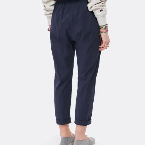 XIRENA Pantalon Fin Draper Coton Bleu Navy 15