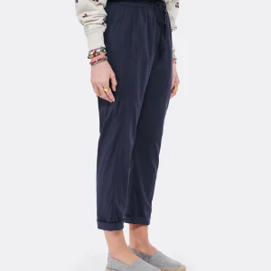 XIRENA Pantalon Fin Draper Coton Bleu Navy 13