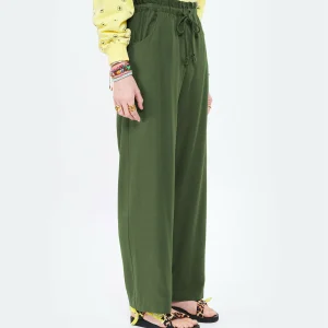 XIRENA Pantalon Talin Soie Vert Olive 13