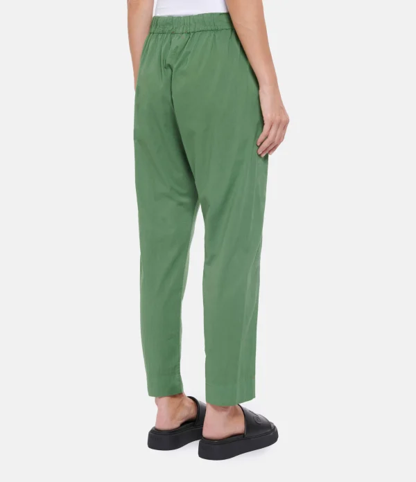 XIRENA Pantalon Fin Draper Coton Vert 4