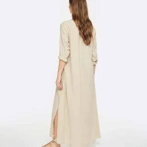 XIRENA Robe Longue Boden Coton Beige 12