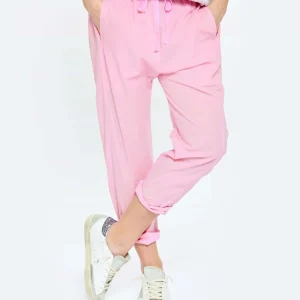 XIRENA Pantalon Draper Coton Rose Lavande 13