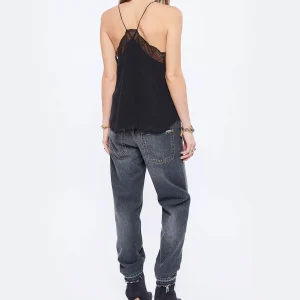 Zadig & Voltaire Top Caraco Christy Soie Noir 12