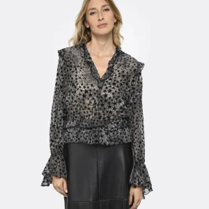 Zadig & Voltaire Blouse Tuya Gris 8