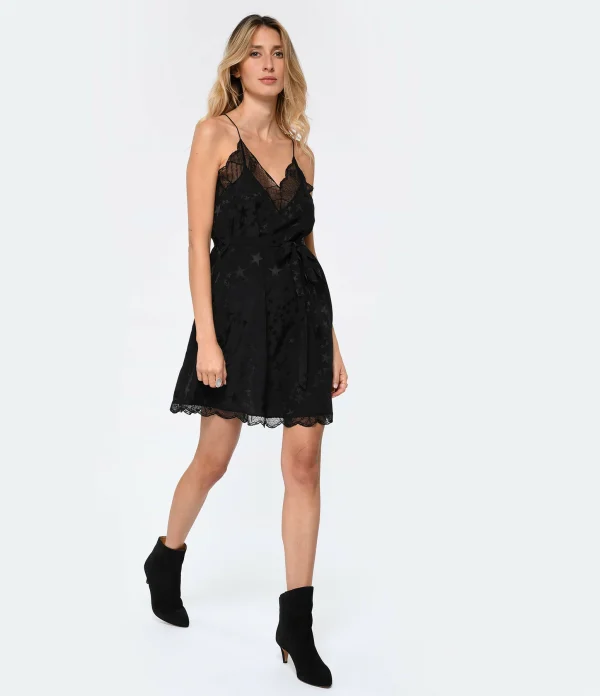 Zadig & Voltaire Robe Ristyz Soie Noir 3