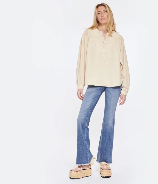 Zadig & Voltaire Blouse Tigy Coton Sugar 5