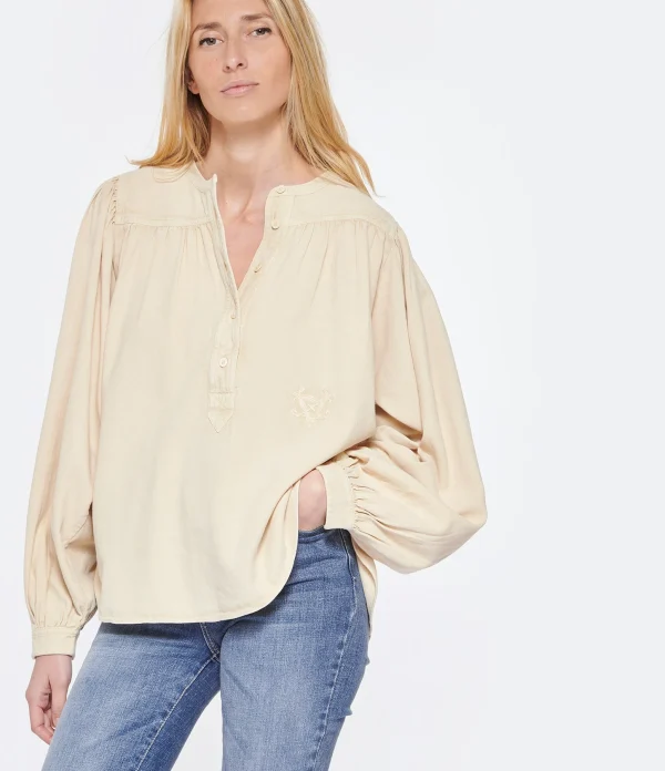 Zadig & Voltaire Blouse Tigy Coton Sugar 4