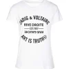 Zadig & Voltaire Tee-shirt Walk Blason Coton Blanc 16