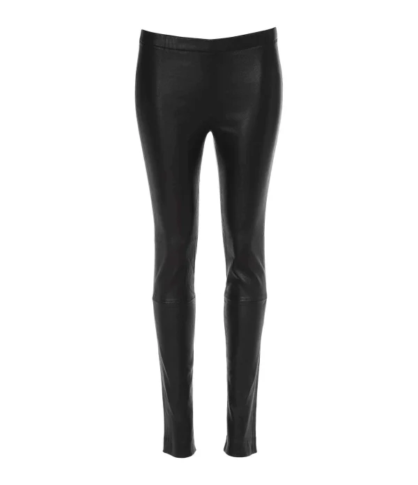 Zadig & Voltaire Pantalon Pharel Cuir Noir 1