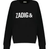 Zadig & Voltaire Sweatshirt Upper ZV Coton Noir 19