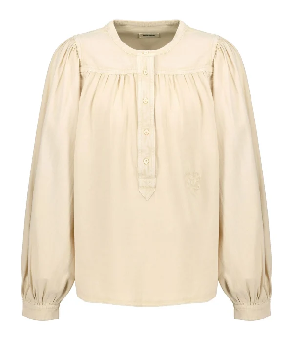 Zadig & Voltaire Blouse Tigy Coton Sugar 1