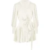 Zimmermann Robe Wrap Soie Crème 13