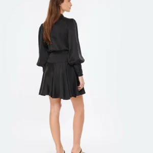 Zimmermann Robe Wrap Soie Noir 12