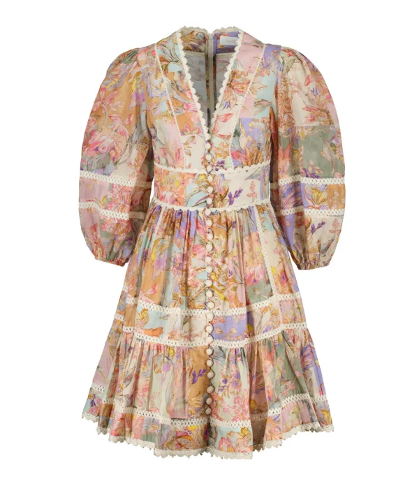 Zimmermann Robe Cira Coton Fleuri 1