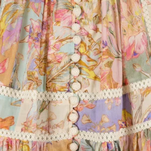 Zimmermann Robe Cira Coton Fleuri 8